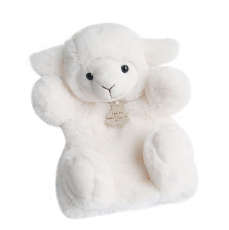  handpuppet lamb sheep white 25 cm 